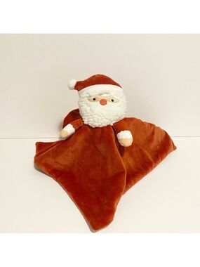 Little Holly Deer Lovey Santa Plush Baby Toy Soft Christmas Holiday Red Gift